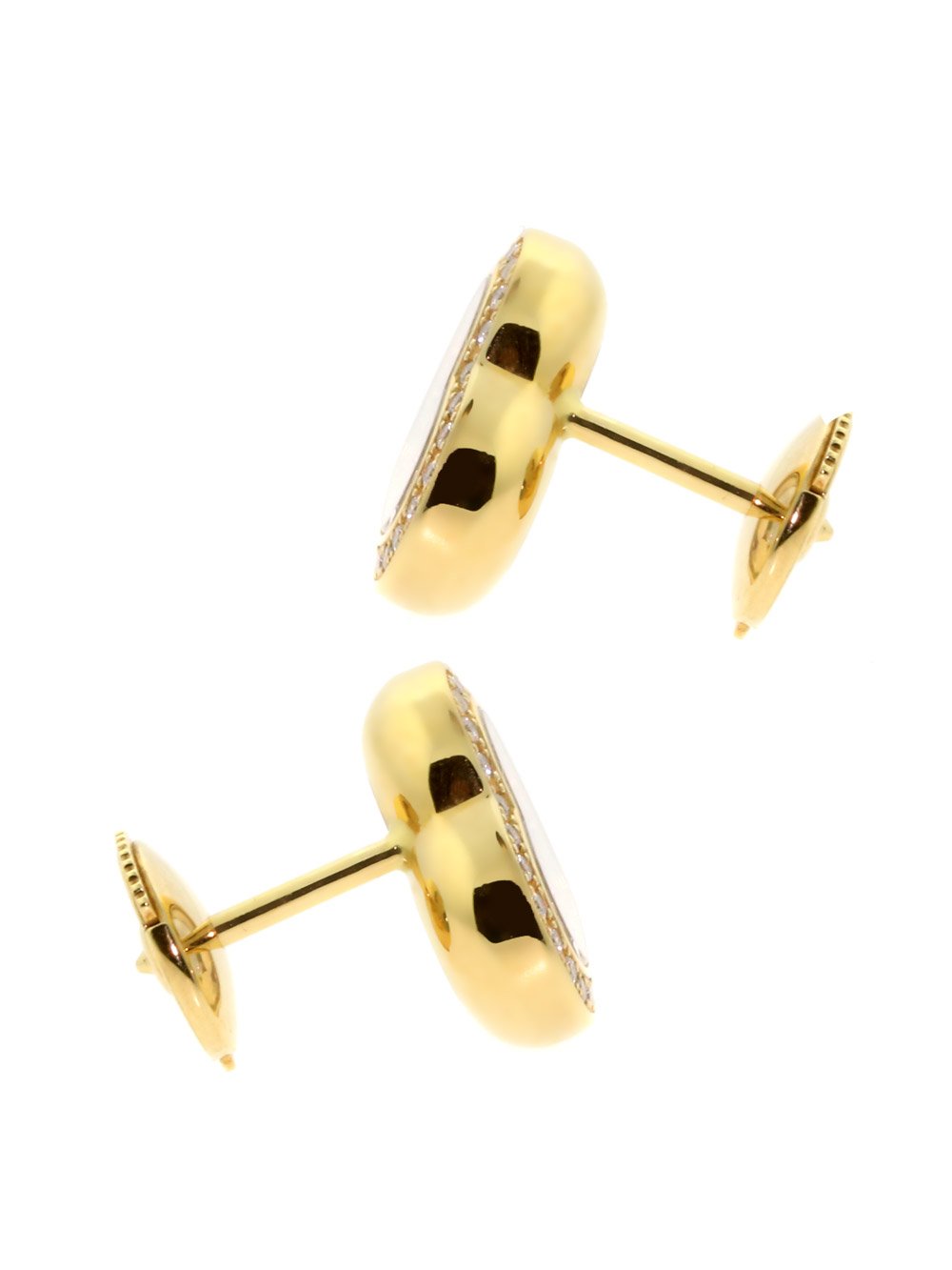 Chopard Happy Diamond Gold Earrings