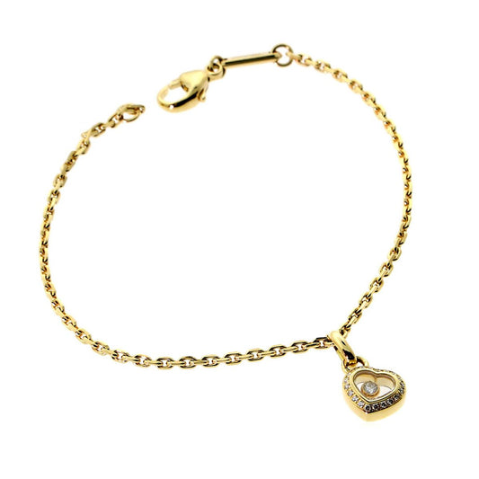 Chopard Happy Diamond Heart Gold Bracelet 856718-0001