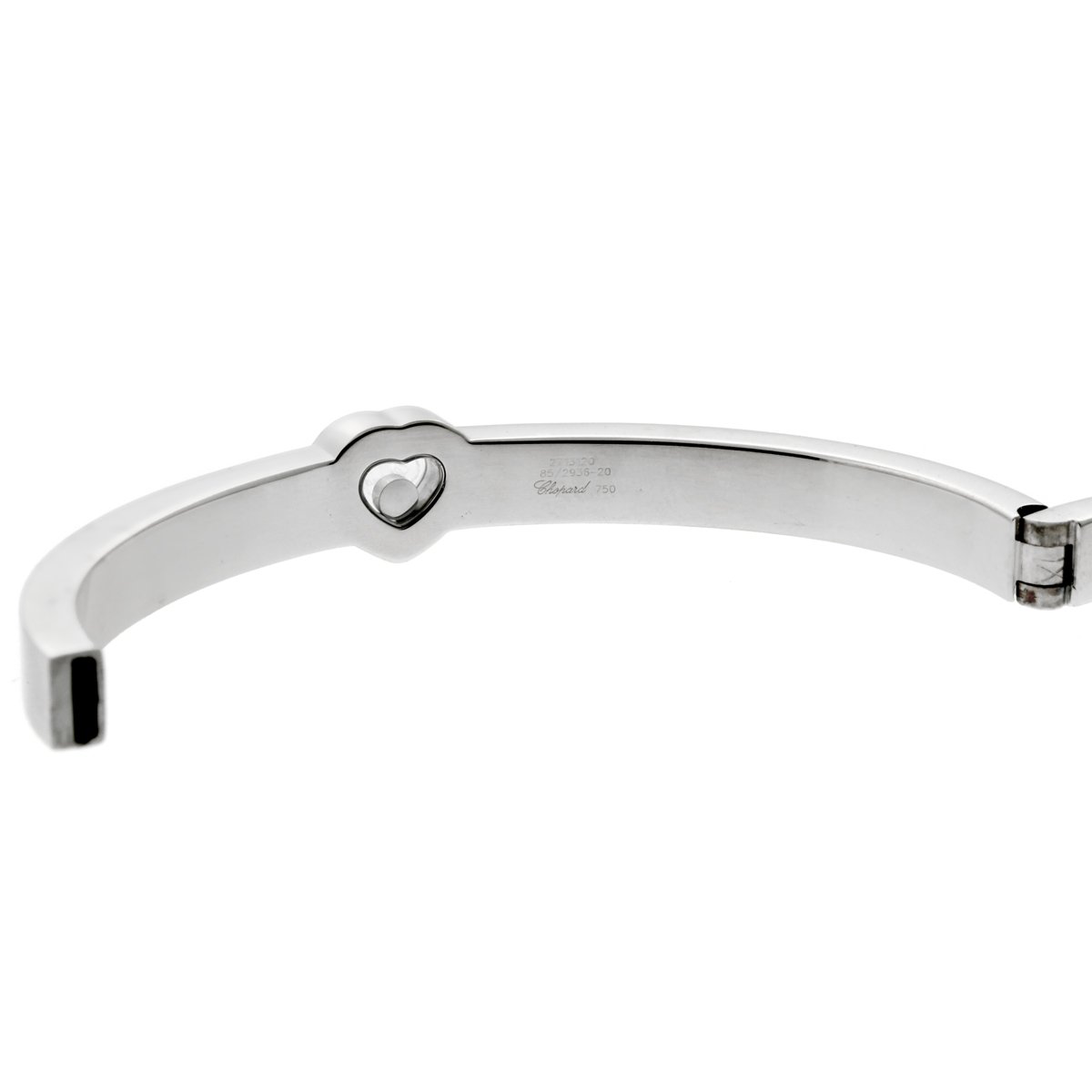 Chopard Happy Diamond Heart White Gold Bangle