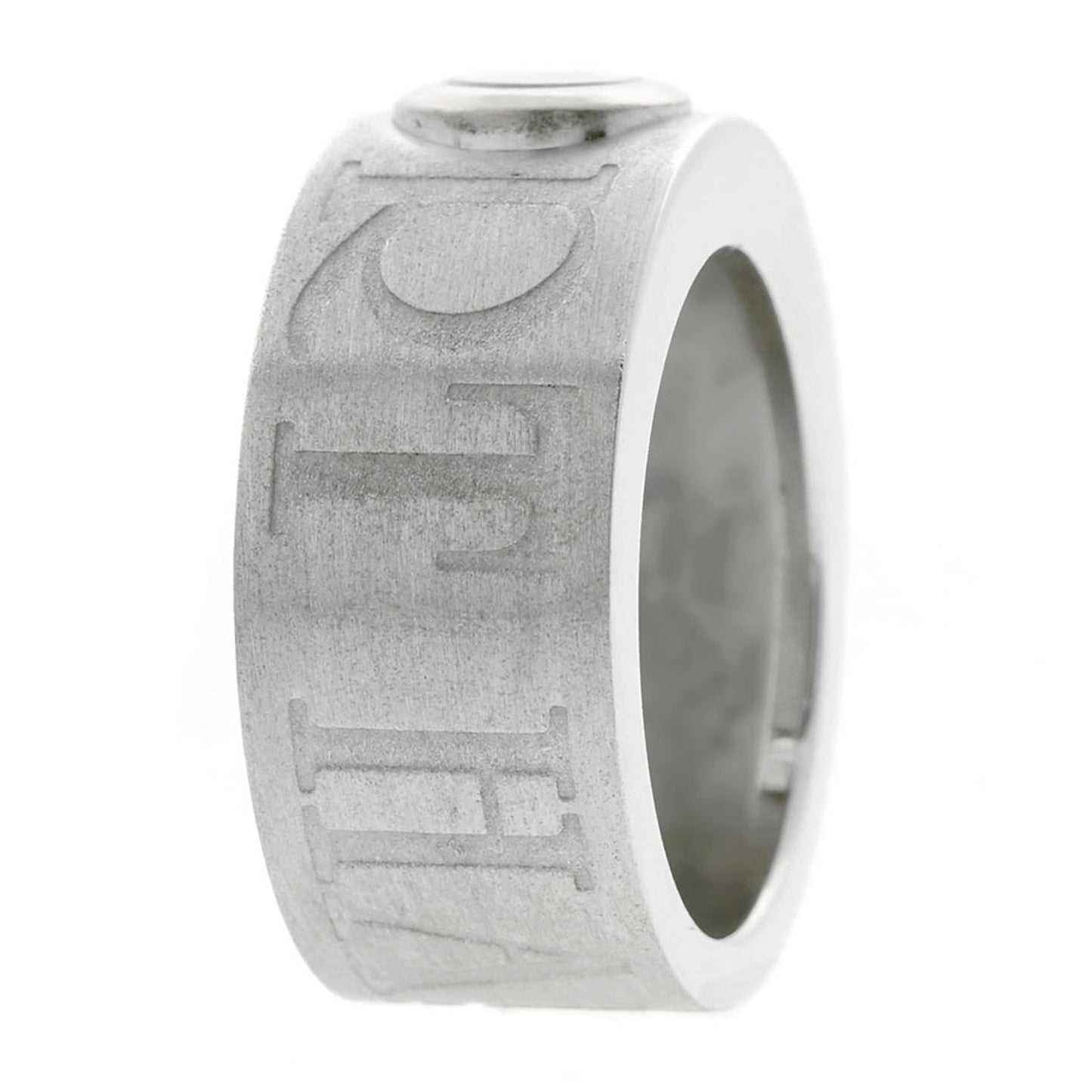 Chopard Happy Diamond Sport 18k White Gold Band Ring