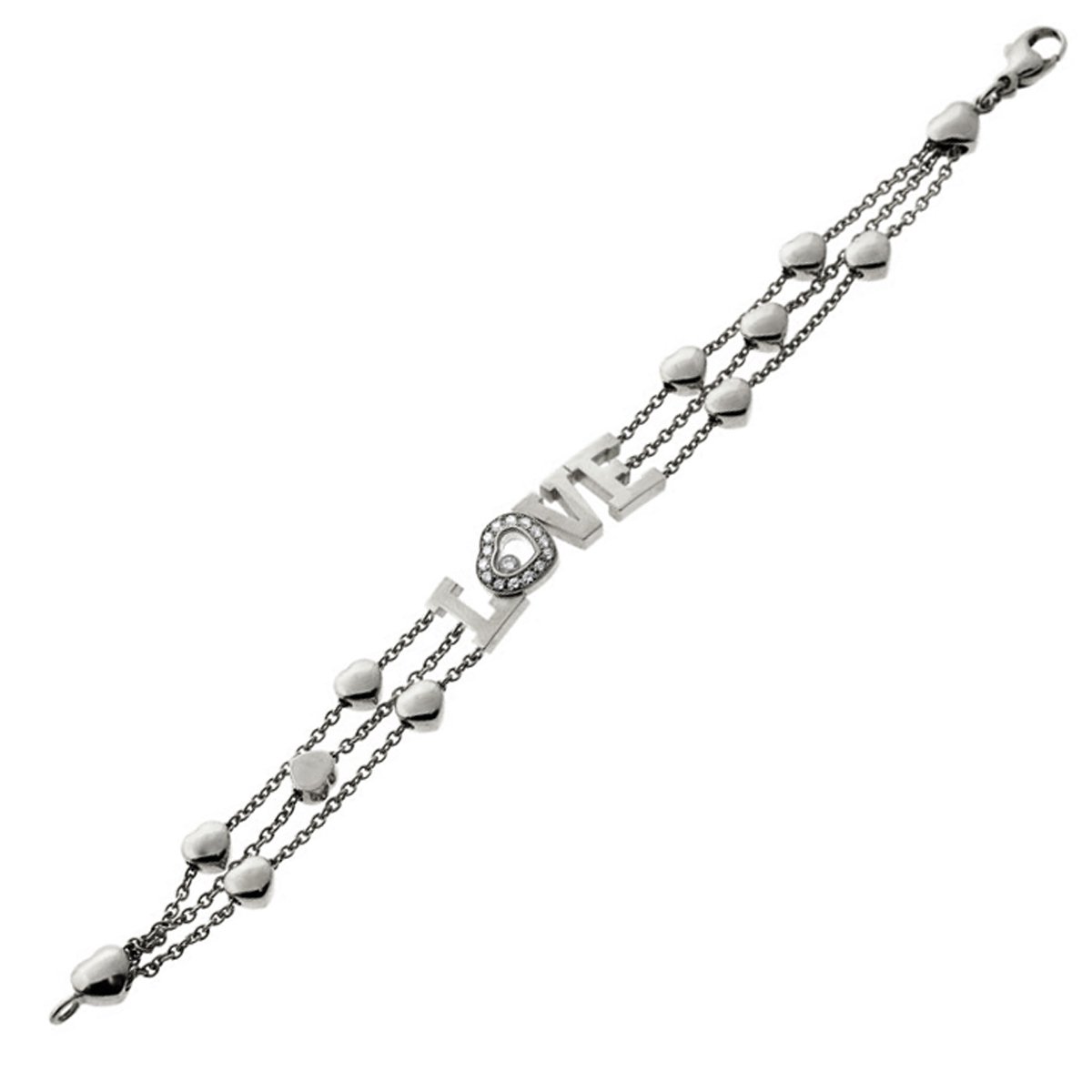 Chopard Happy Diamond White Gold Bracelet