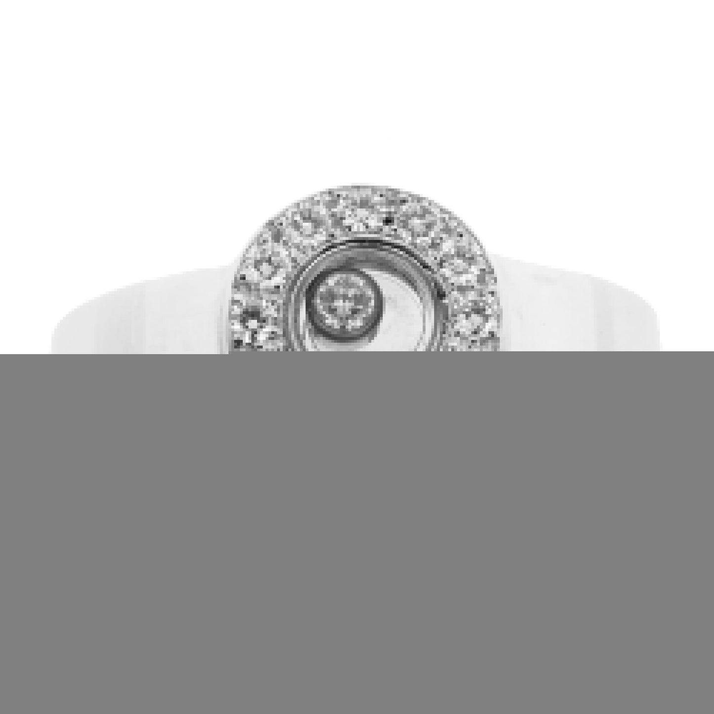 Chopard Happy Diamond 18k White Gold Cocktail Ring