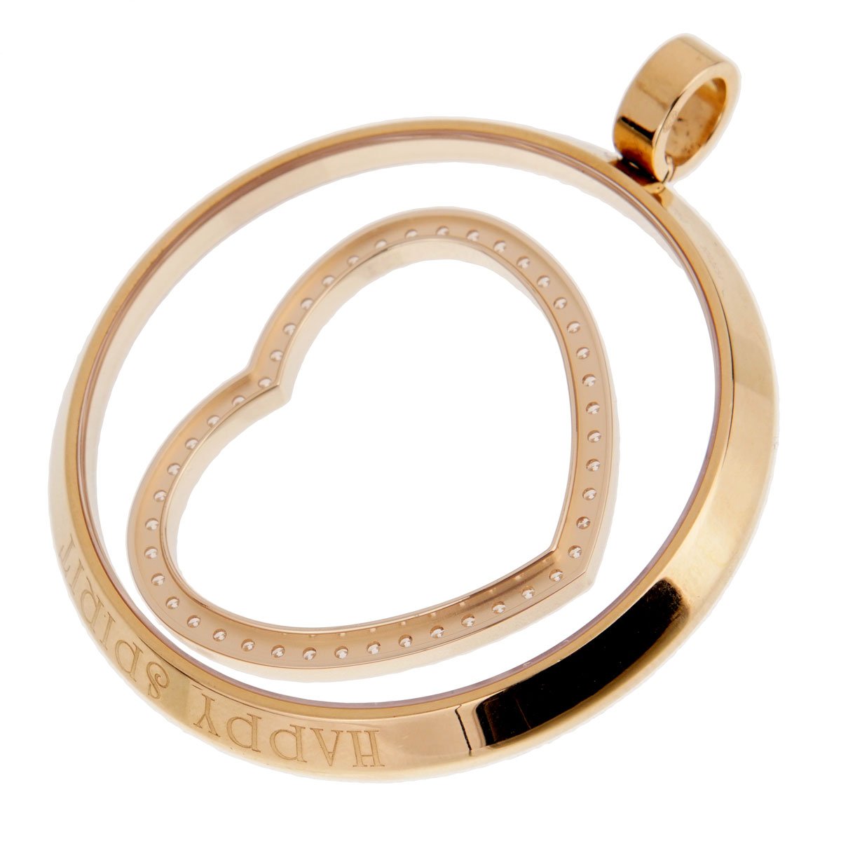 Chopard Happy Spirit Heart Yellow Gold Pendant Necklace