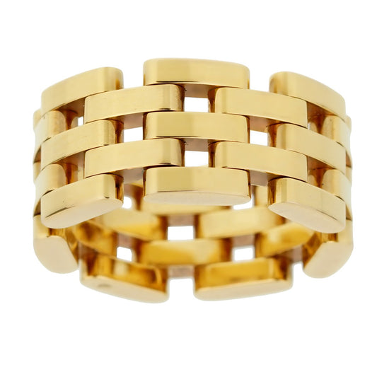 Chopard Les Chaines 18k Rose Gold Ring Size 5 1/2