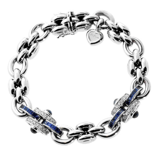 Chopard Sapphire, Diamond White Gold Bracelet