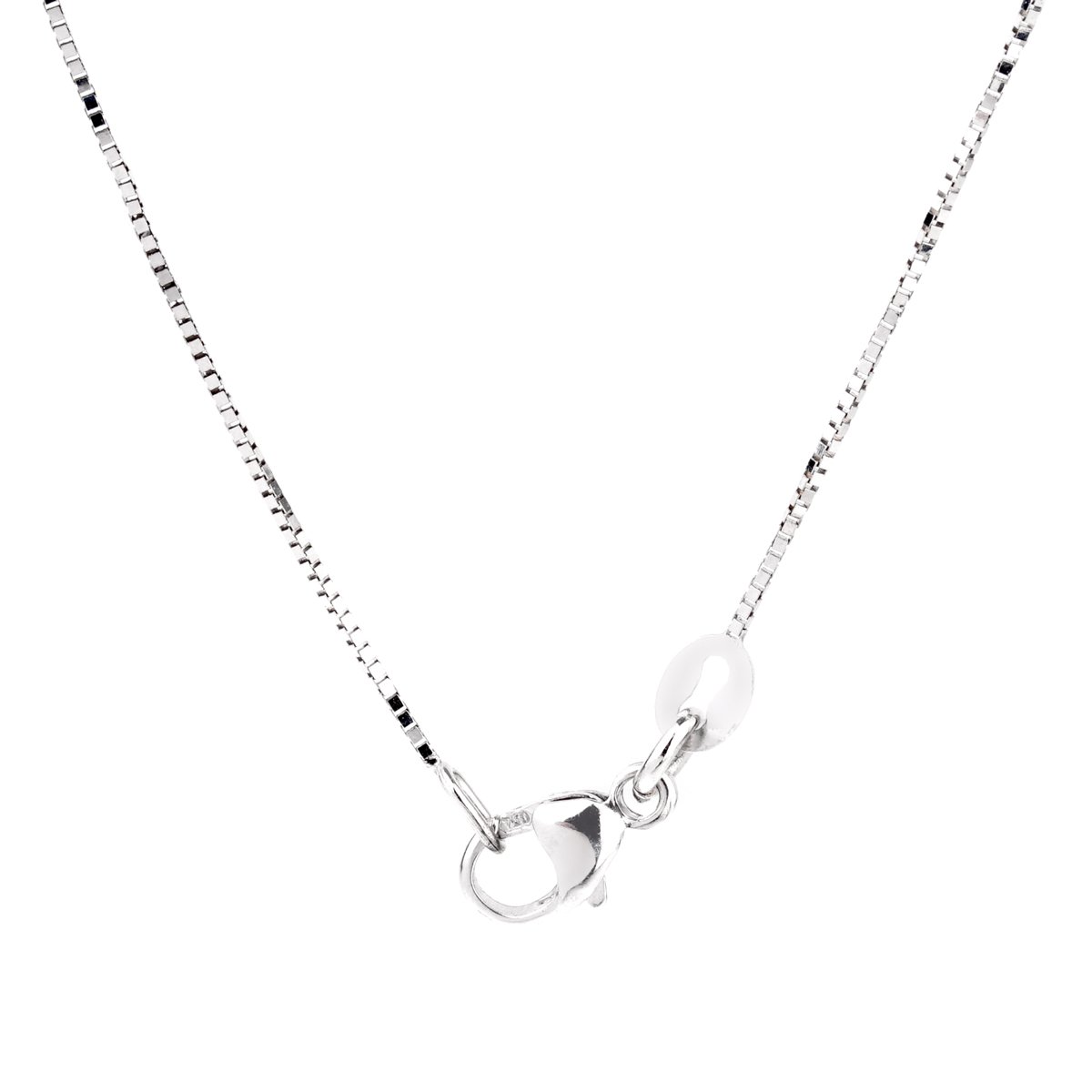 Comete Gioelli Diamond Cross White Gold Necklace