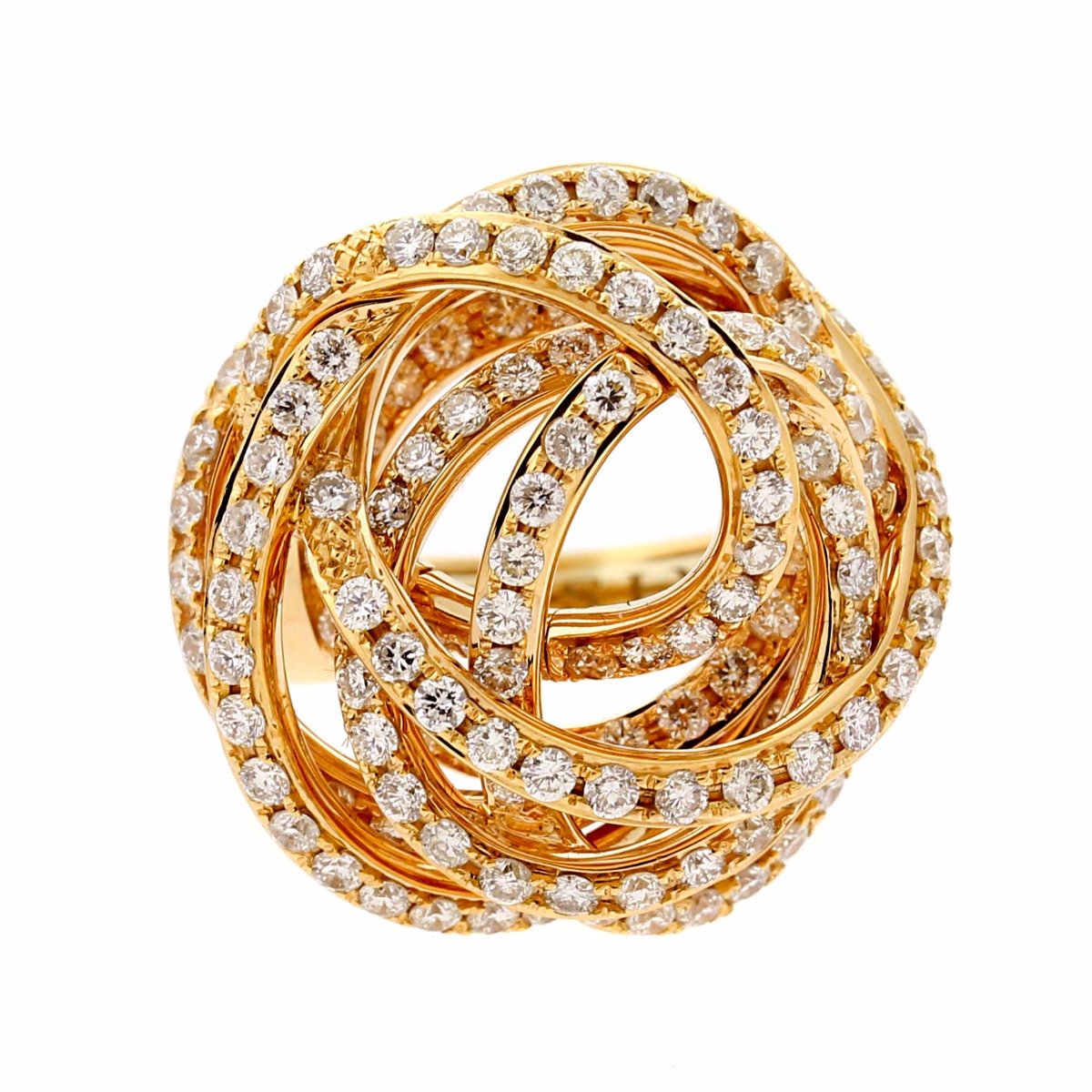 De Grisogono Matassa Diamond Rose Gold Ring