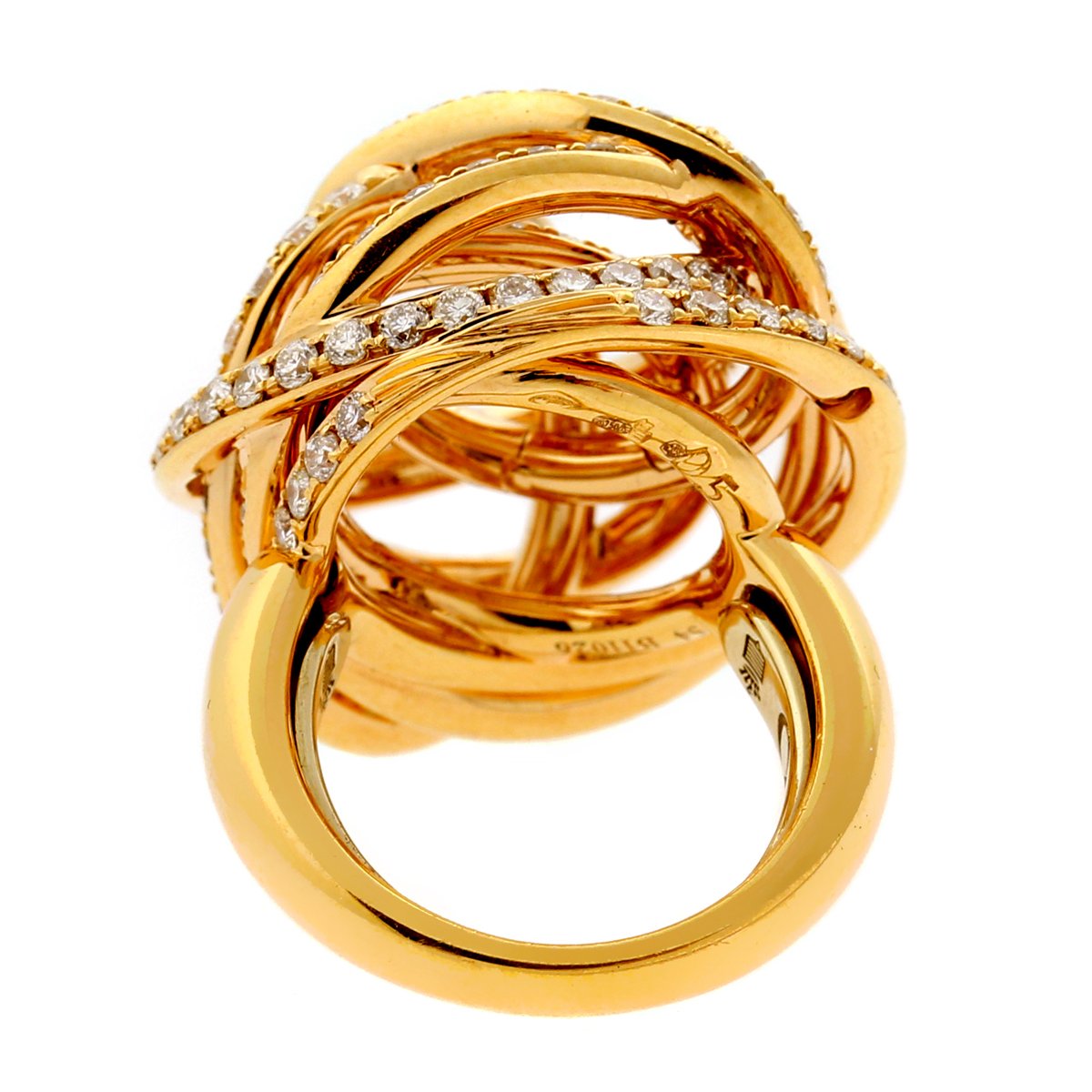 De Grisogono Matassa Diamond Rose Gold Ring