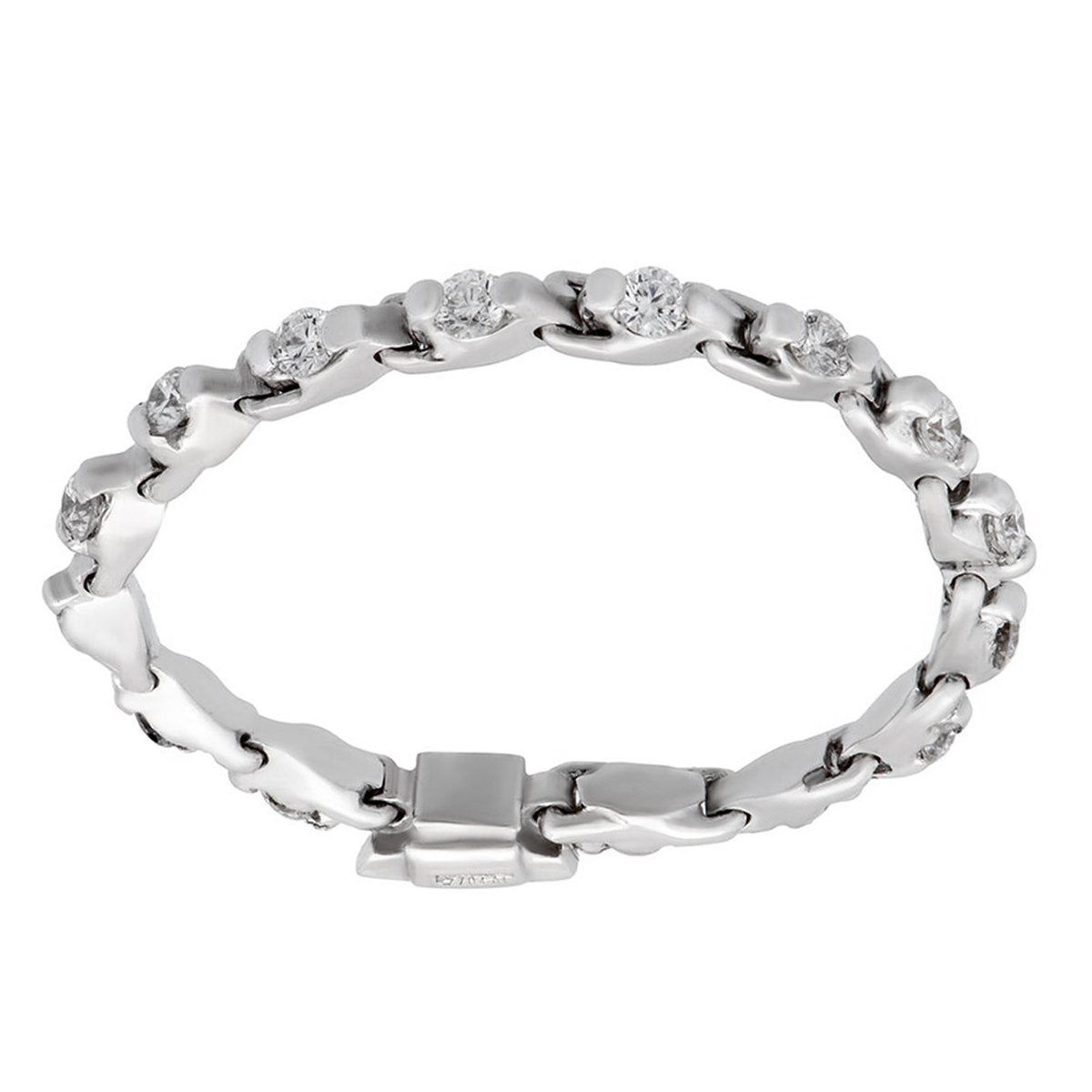 Estate White Gold Diamond Eternity Ring