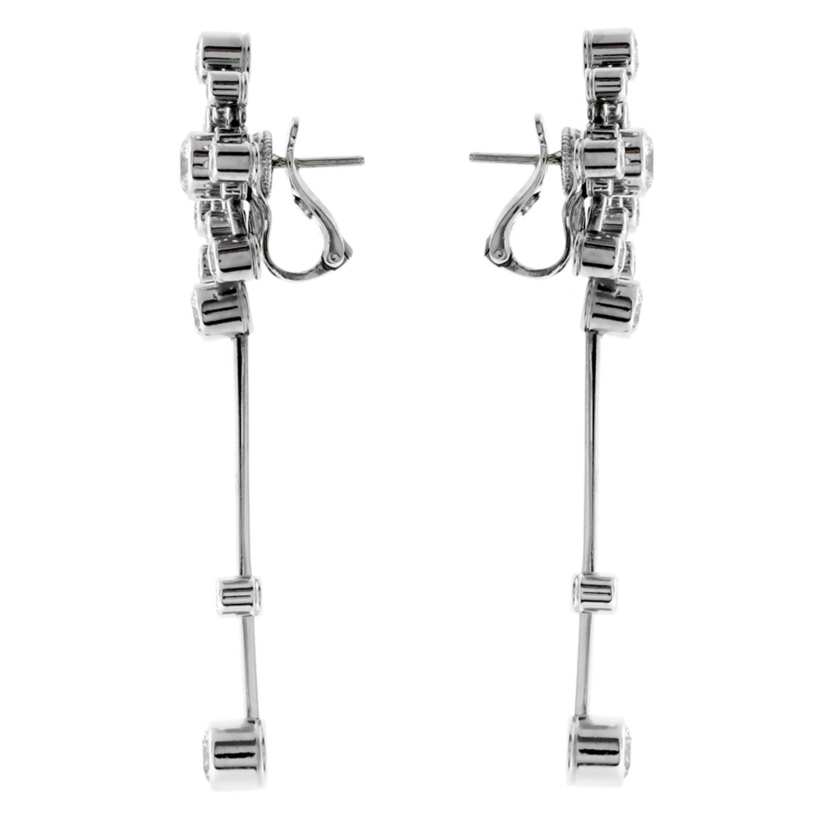 Fred of Paris Diamond White Gold Earrings