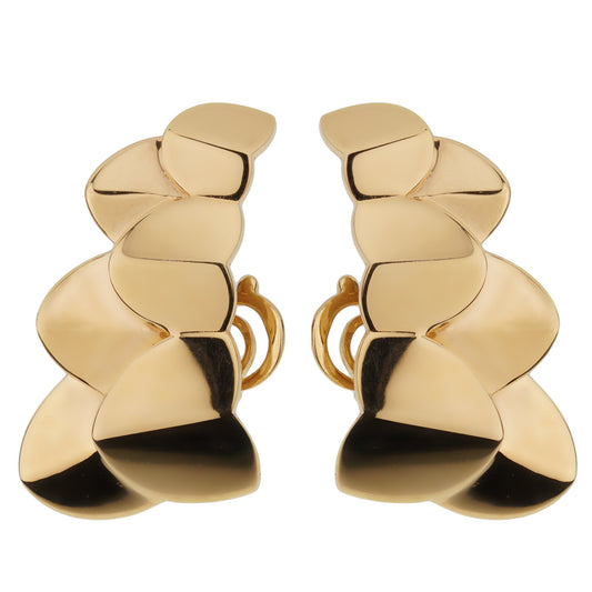 Fred of Paris Double Arc 18k Yellow Gold Earrings