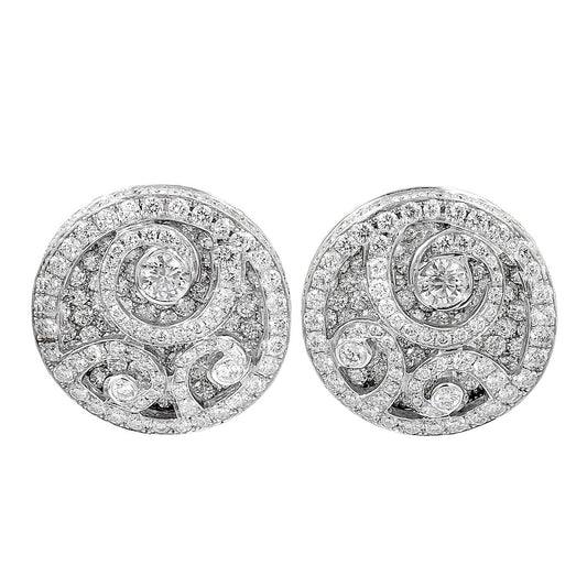 Graff Diamond On Diamond White Gold Earrings