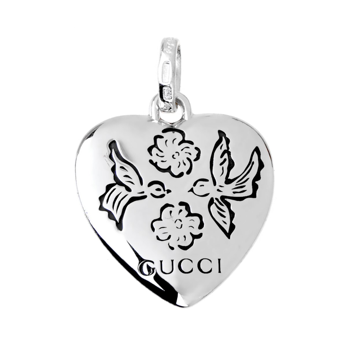 Gucci Blind for Love Silver Pendant