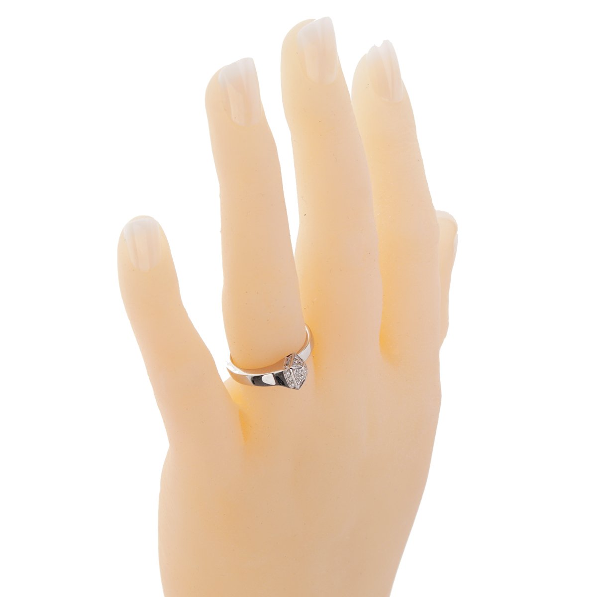 Gucci Chiodo Diamond White Gold Ring