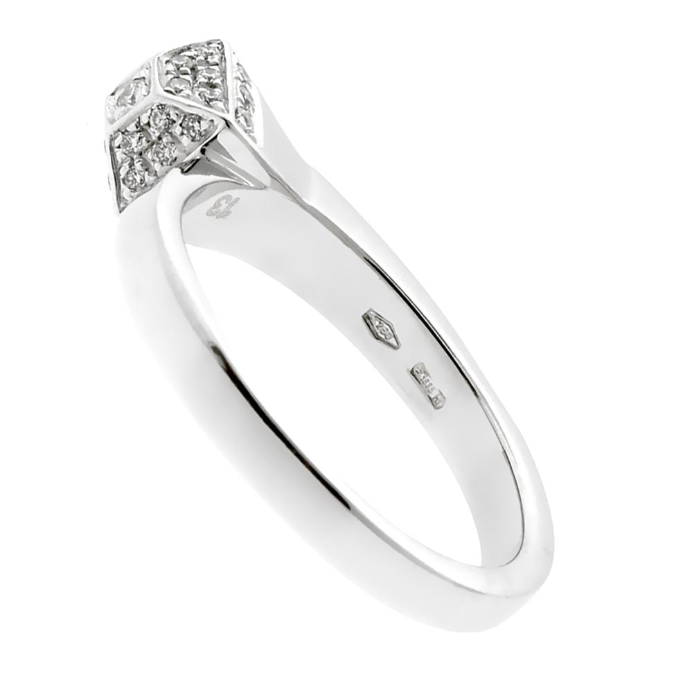 Gucci Chiodo Diamond White Gold Ring