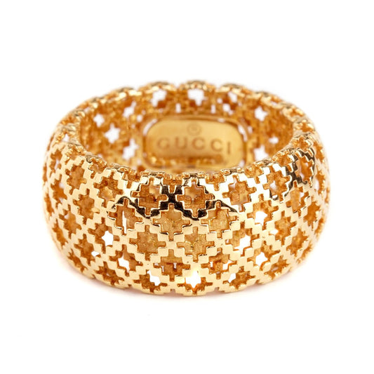 Gucci Diamantissima Gold Open Ring