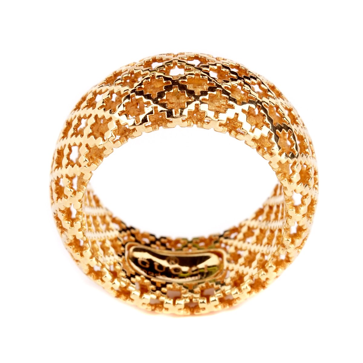 Gucci Diamantissima Gold Open Ring