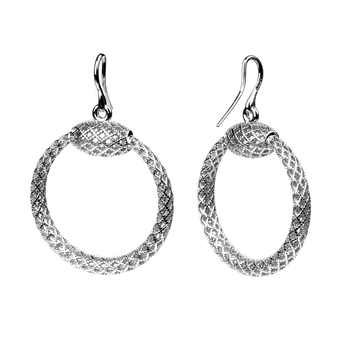 Gucci Diamantissima Hoop Silver Earrings