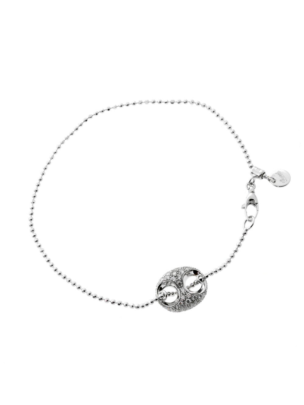 Gucci Diamond Horsebit White Gold Bracelet