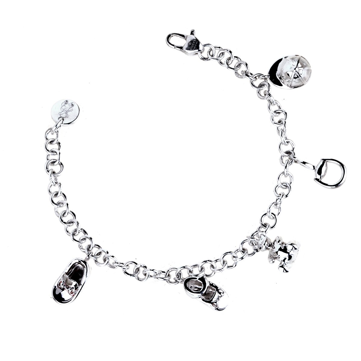 Gucci Horsebit Charm Silver Bracelet