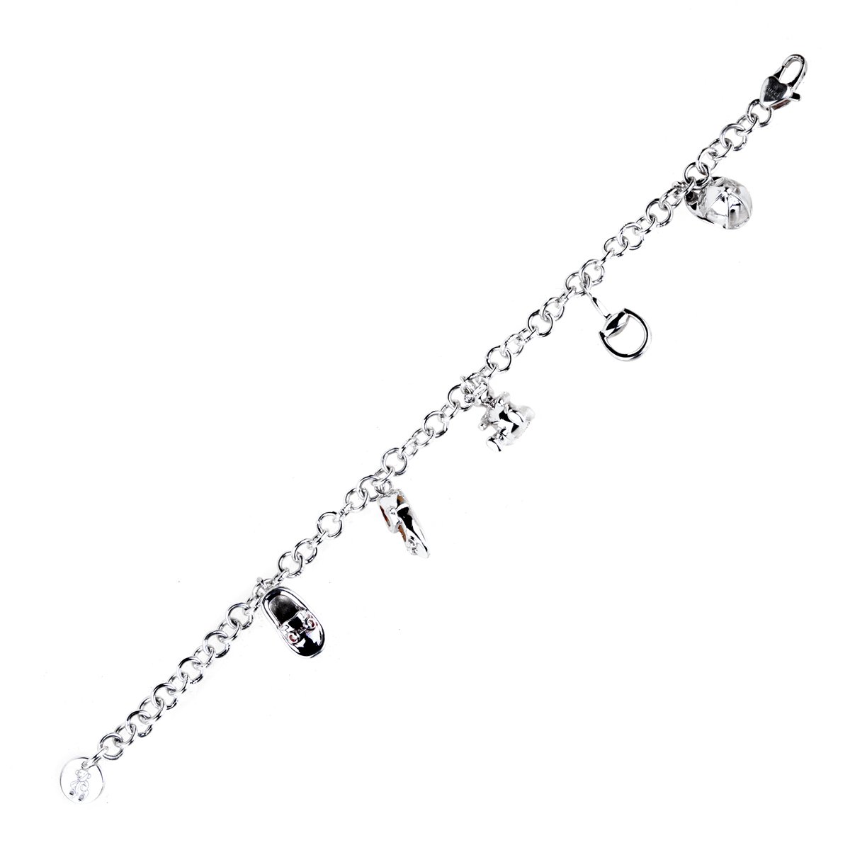 Gucci Horsebit Charm Silver Bracelet