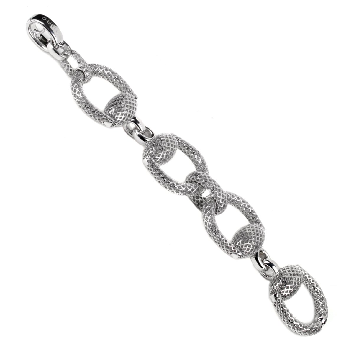 Gucci Horsebit Diamantissima Silver Bracelet
