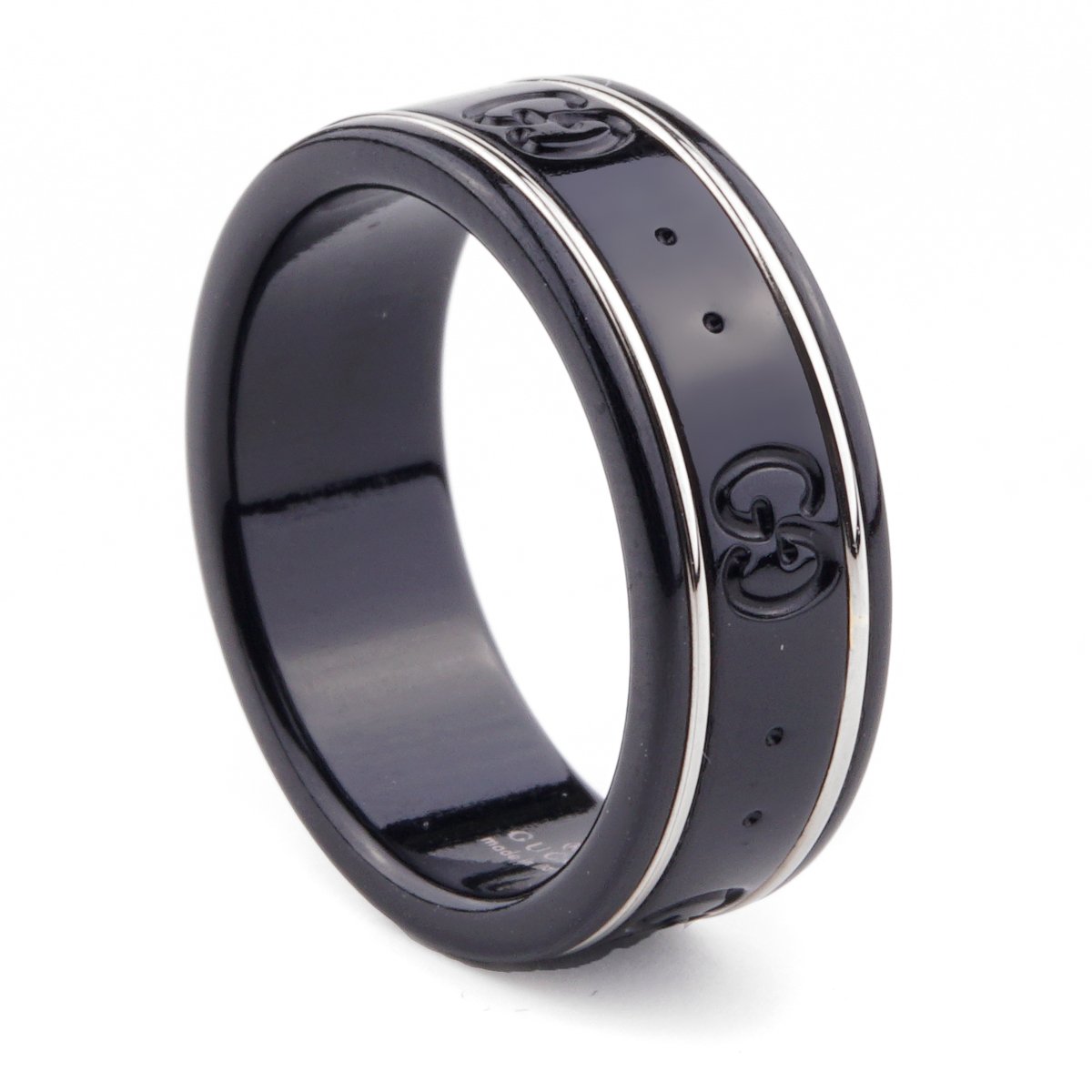 Gucci Icon Corundum White Gold Ring