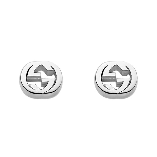 Gucci Interlocking G Silver Earrings