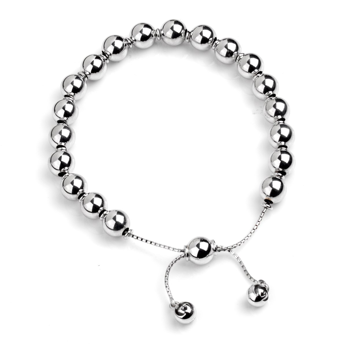 Gucci Silver Bead Bracelet 8"