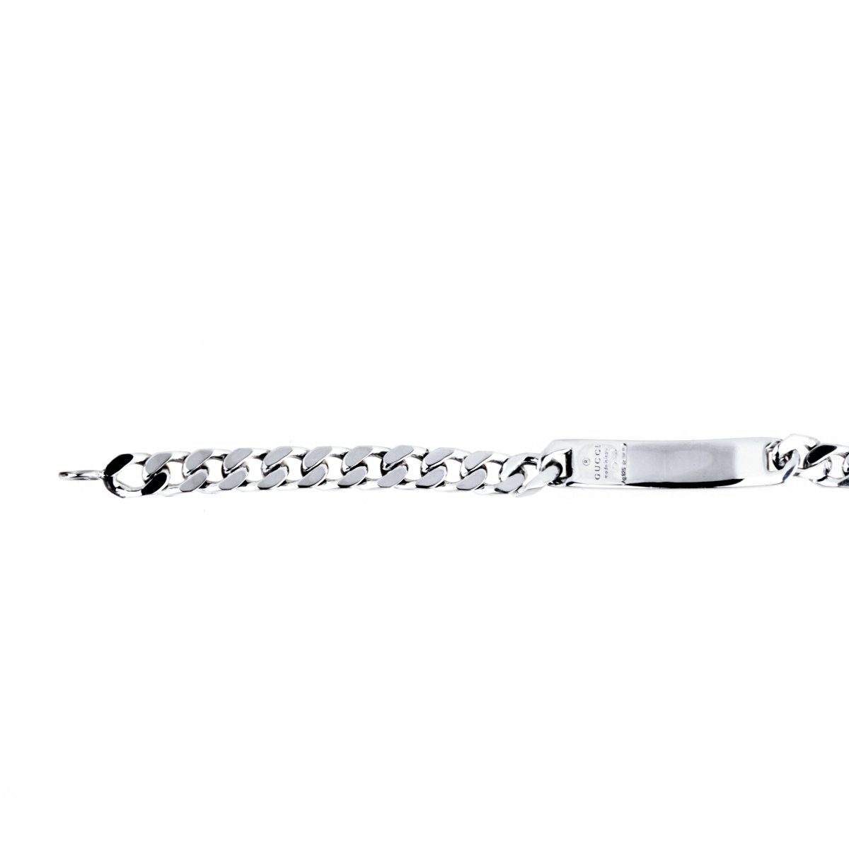 Gucci Skull Id Silver Cuban Bracelet