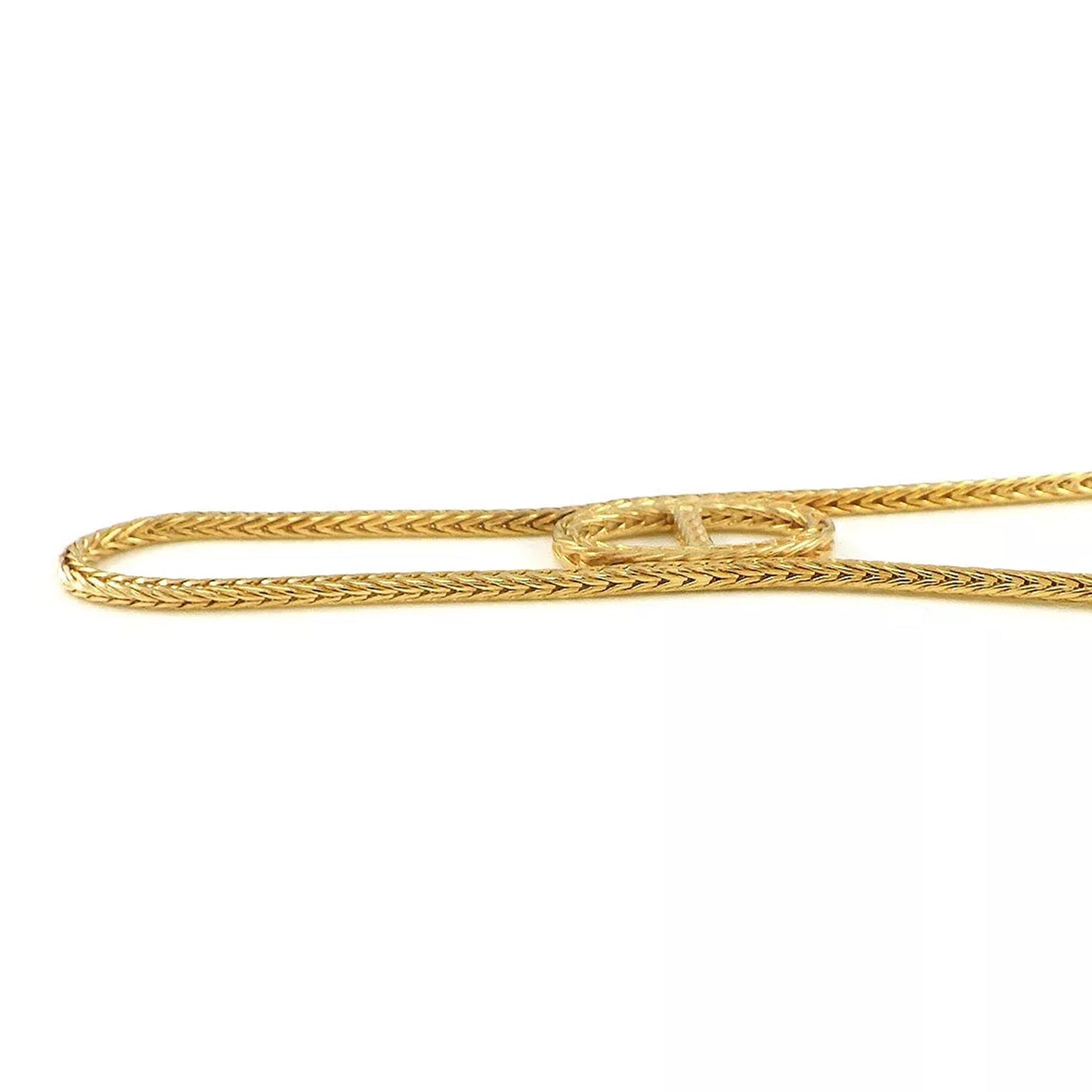Hermes Chaine d'ancre Danae Pendant 18k Yellow Gold Necklace