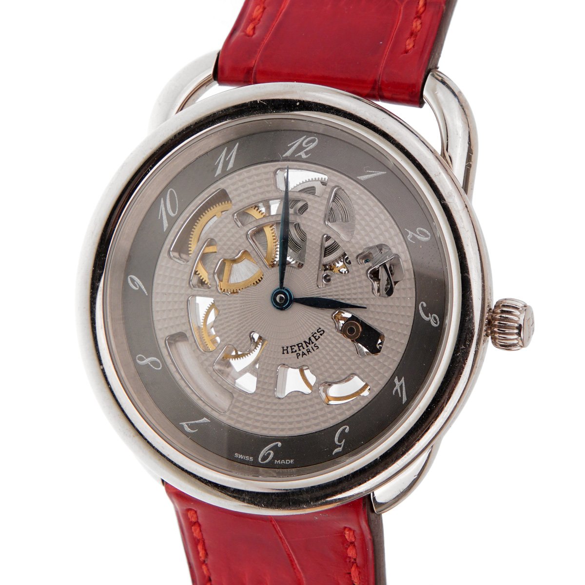 Hermes Arceau Anniversary Limited Edition 18k White Gold Watch