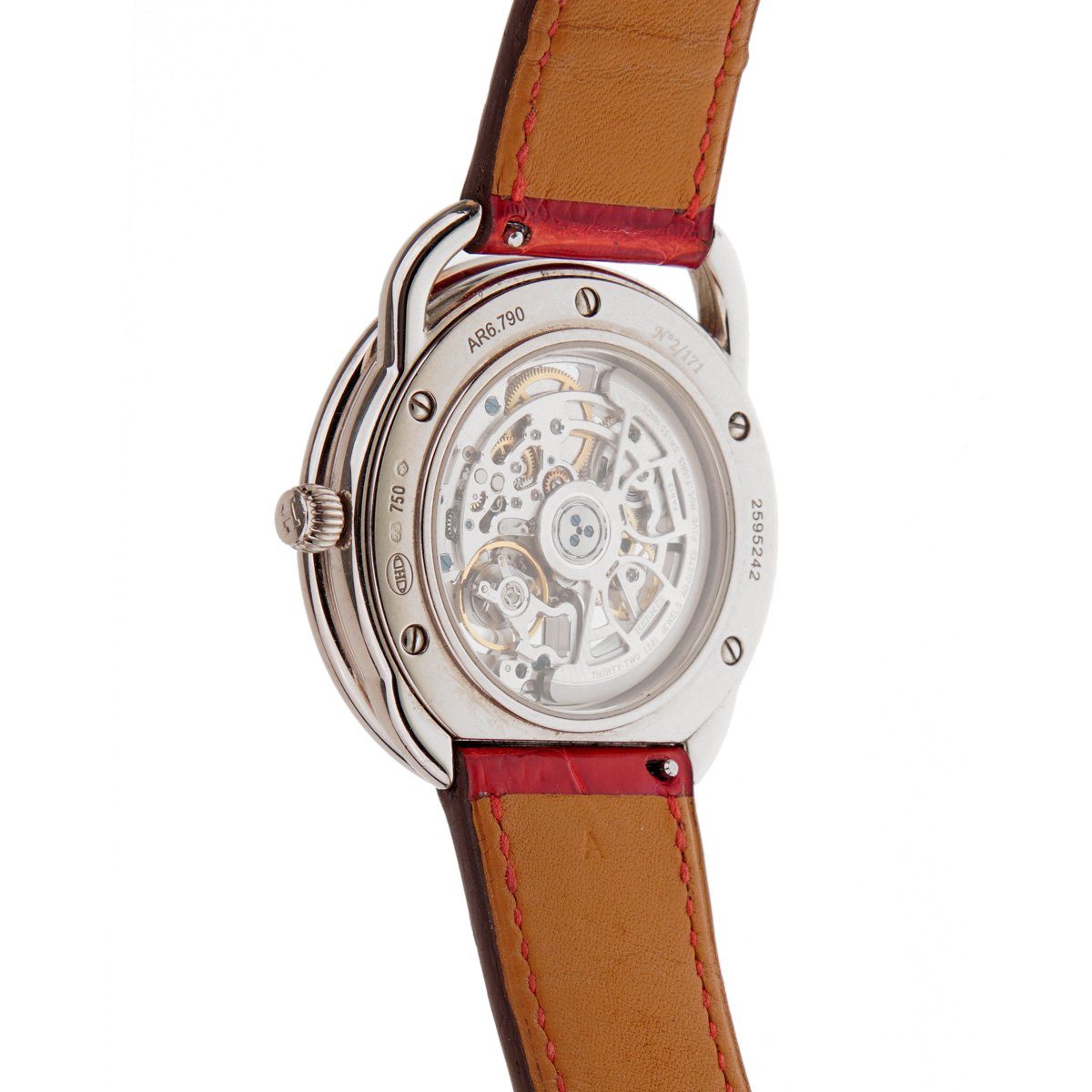 Hermes Arceau Anniversary Limited Edition 18k White Gold Watch