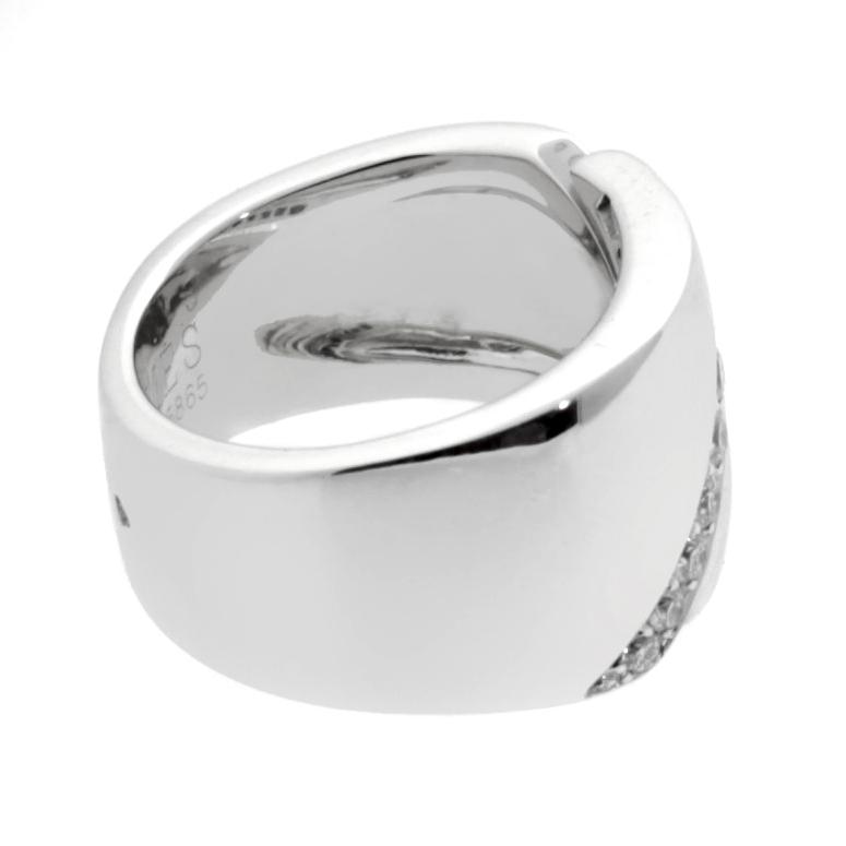 Hermes Bypass Diamond White Gold Ring