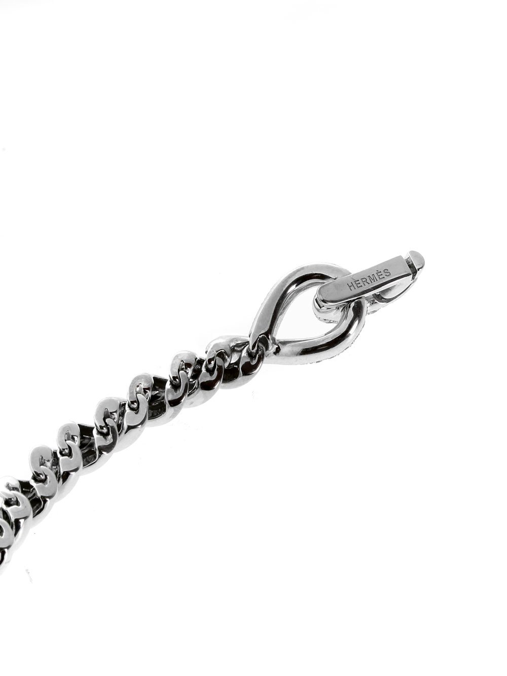 Hermes Diamond White Gold Bracelet