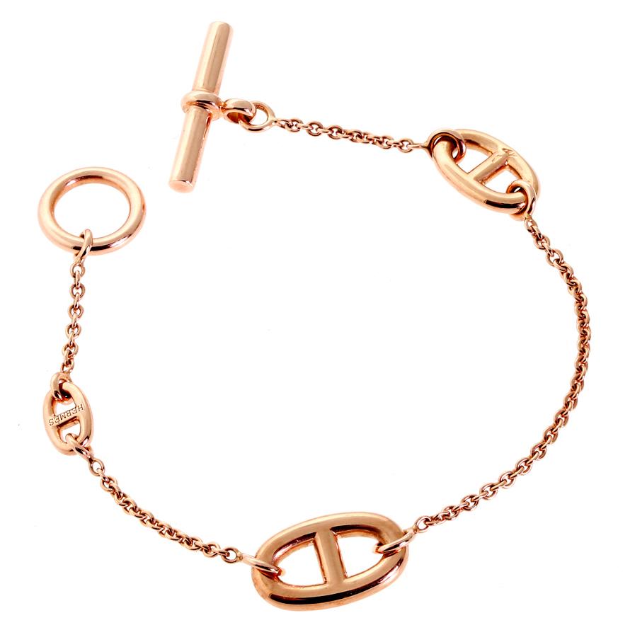 Hermes Farandole Rose Gold Bracelet