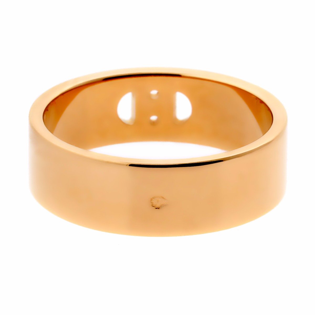 Hermes H d'Ancre Diamond Rose Gold Ring