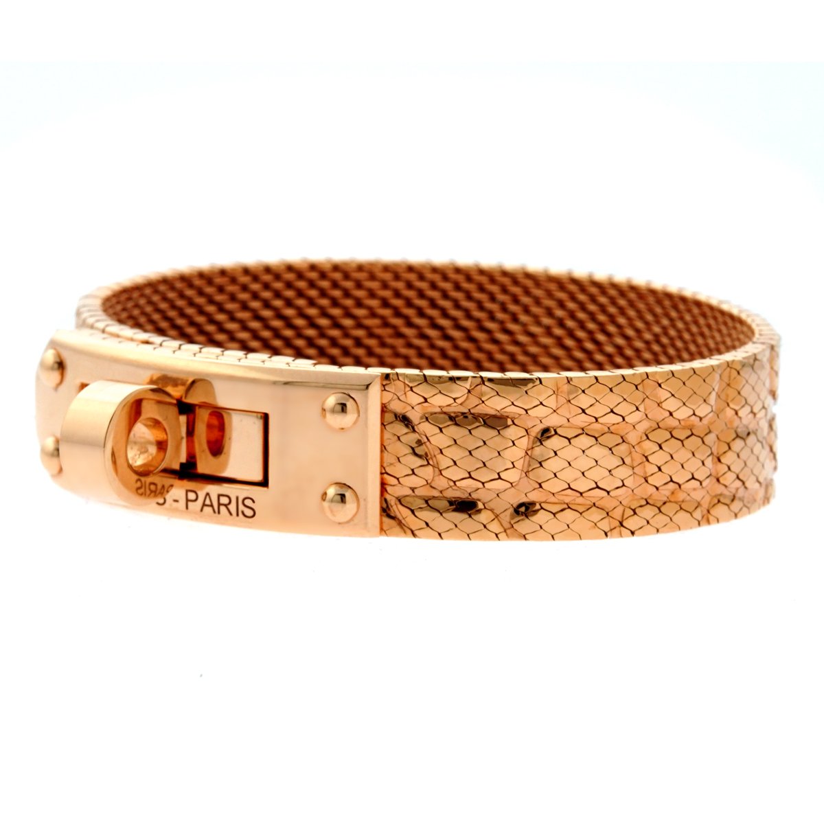 Hermes Kelly Rose Gold Bracelet