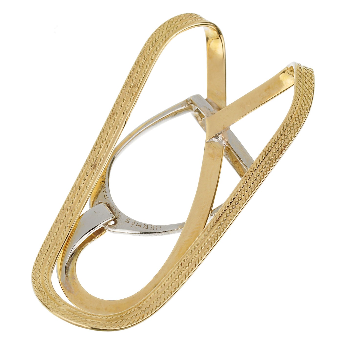 Hermes Paris Vintage 1960's Vintage Yellow Gold Money Clip