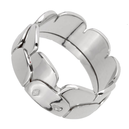 Hermes White Gold Arch Band Ring