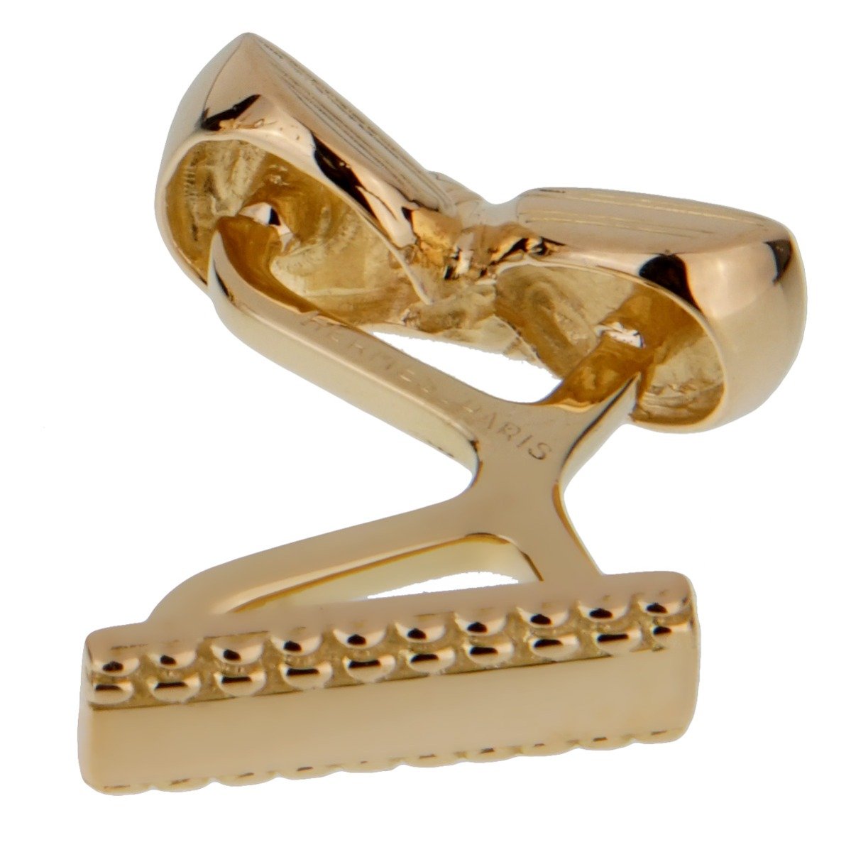 Hermes 18k Yellow Gold Golf Club Cufflinks