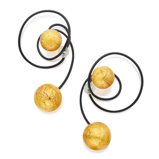 Jar Paris Titanium and Glass Carnaval Earrings