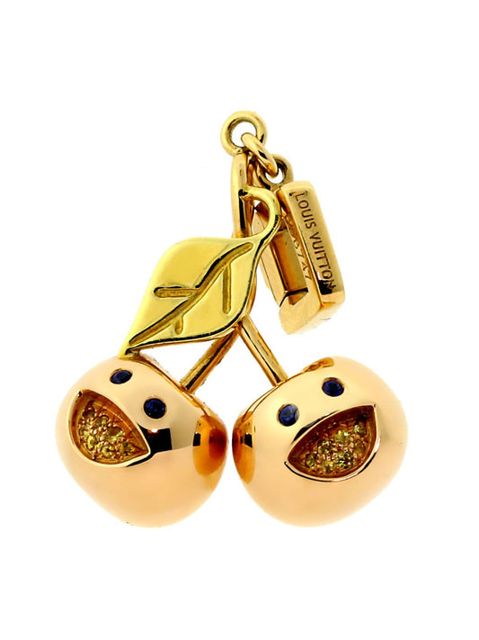 Louis Vuitton Cherry Gold Limited Edition Charm