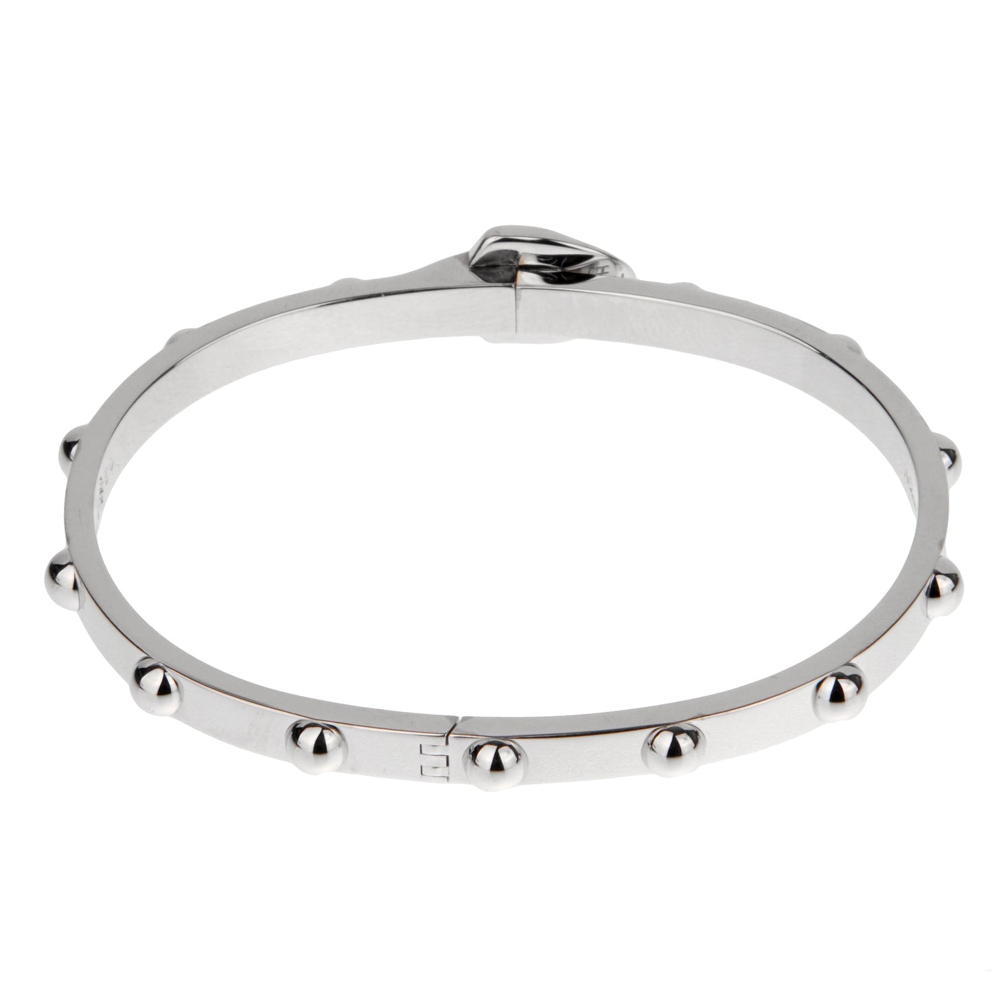 Louis Vuitton Empreinte White Gold Bangle Bracelet