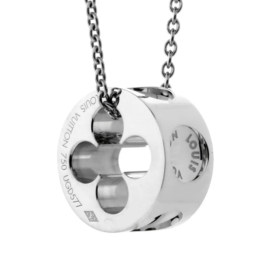 Louis Vuitton Empreinte White Gold Necklace