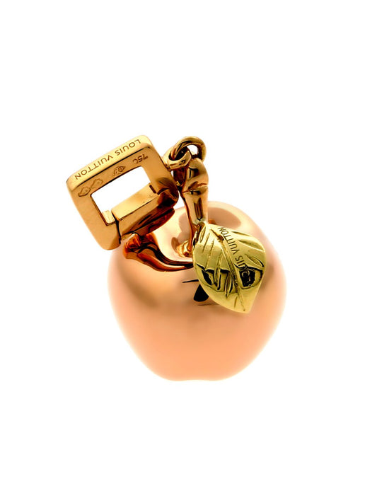 Louis Vuitton Gold Apple Charm Pendant
