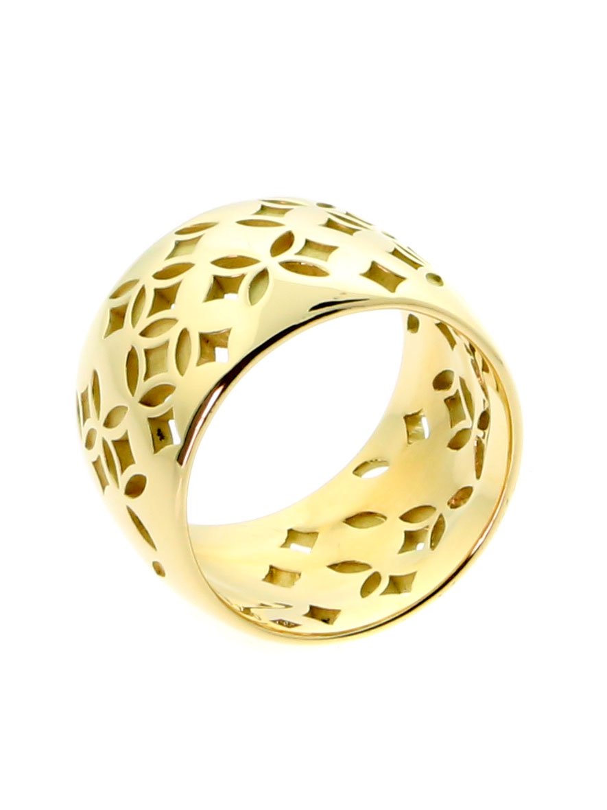 Louis Vuitton Monogram Gold Ring