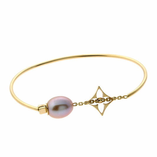 Louis Vuitton Pearl Monogram Gold Bracelet