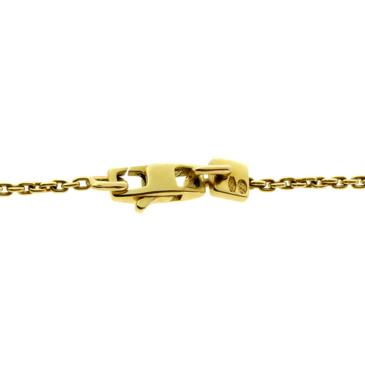 Louis Vuitton Signature Diamond Gold Necklace