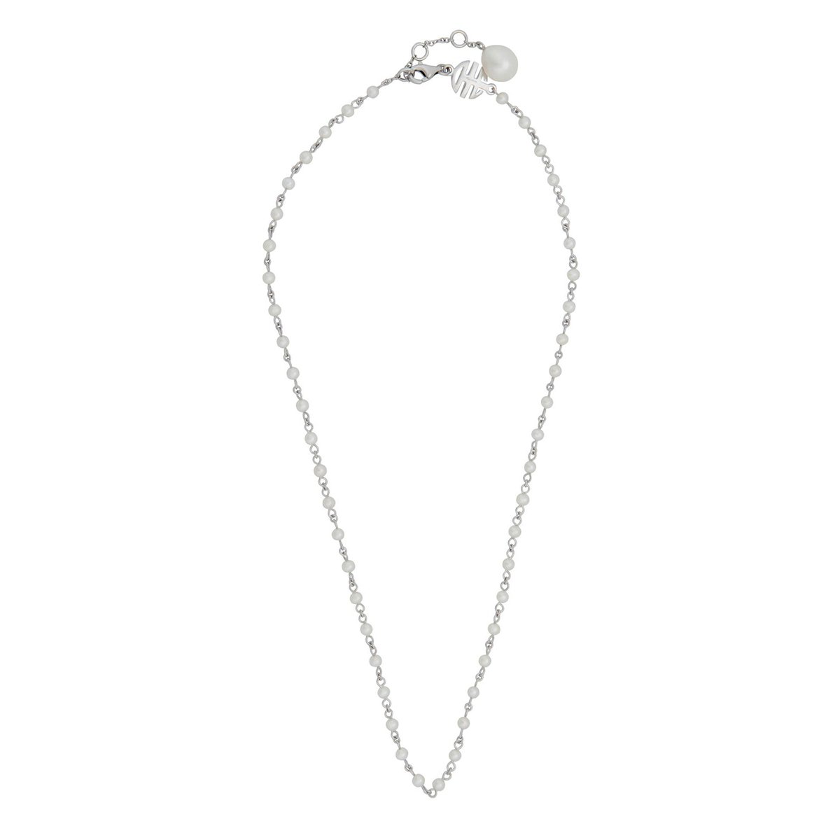 Mimi Milano Pearl White Gold Necklace